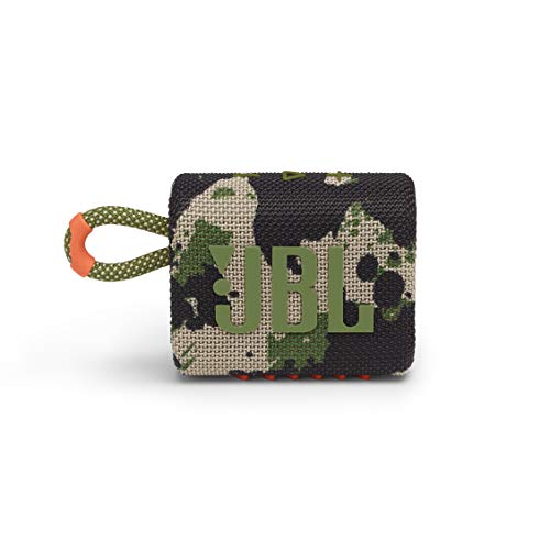 Image of JBL Go 3: Portable Speaker with Bluetooth, Built-in Battery, Waterproof and Dustproof Feature - Squad (Renewed)