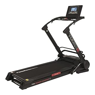 Toorx Power Compact S Tapis roulant, Velocità1,0-20,0 Km/h con incremento di 0,1 km/h, Salvaspazio, APP READY