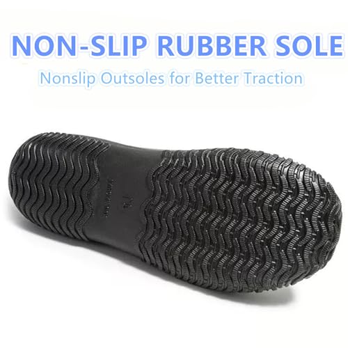Mens Rain Boots, Ankle Deck Boots Waterproof for Men Anti-Slip Mud Shoes for Garden Outdoor Work Fishing Farming Gardening3