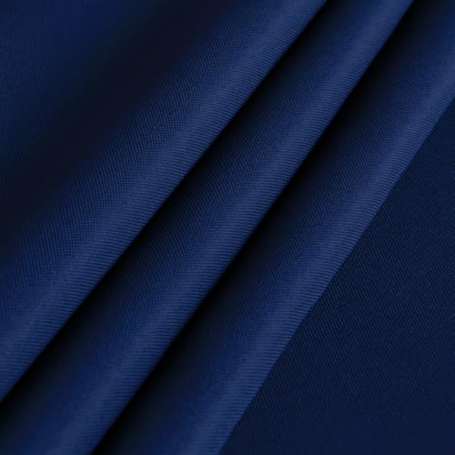 Image of sancua Rectangle Tablecloth - 60 x 102 Inch - Stain and Wrinkle Resistant Washable Polyester Table Cloth, Decorative Fabric Table Cover for Dining Table, Buffet Parties and Camping, Navy