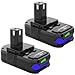 P108 2.5Ah Replacement for Ryobi 18V Battery Lithium Ion P107 P102 P103 P105 P107 P108 P109 P104 Ryobi ONE+ Plus Cordless Power Tool with LED Indicator