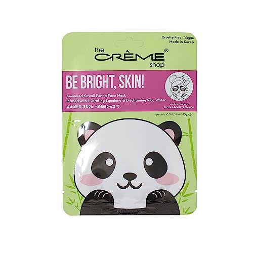 The Crème Shop Be Bright, Skin! Animated Kawaii Panda Face Mask, ...