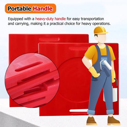 Stabilizzatore impilabile infrangibile e cuscinetti di atterraggio per gru, livellamento RV e attrezzatura demolitore