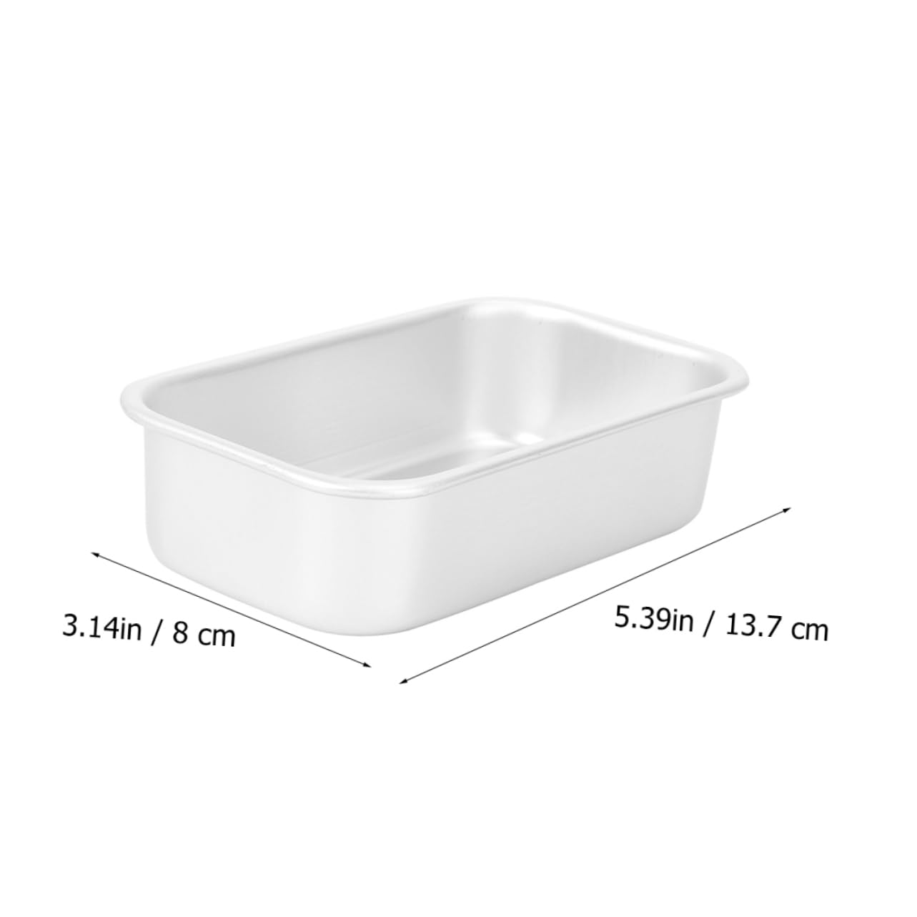 Alipis Diy Bread Rectangular Cake Toast Box Housewarming Present Easy to Clean Maintain