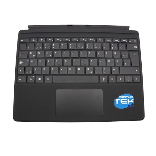 Teclado Surface Pro 9 para escribir en alemán con retroiluminación