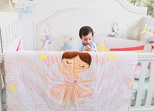 Image of Baby Jalebi Reversible Soft Organic Cotton Baby Blanket (Princess Tutu)