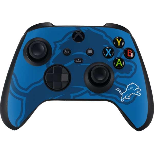 Skinit Decal Gaming Skin Compatible with Xbox Series X Controller - Officially Licensed NFL Detroit Lions Double Vision Design