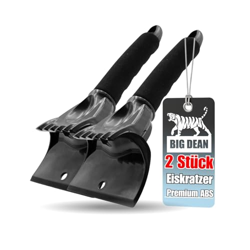 BigDean 2 Stück Profi Eiskratzer Auto Scheibenkratzer Auto