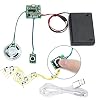 WayinTop MP3 Sound-Chip Modul Beschreibbares Programmierbare Musik Soundmodul 8 MB USB Herunterladbar Aufladbarer mit AA Batteriebox und Micro USB Kabel für DIY Geschenk