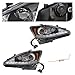 Mahugde For 2006-2013 for Lexus IS250 IS350 Halogen Headlamp Assembly, Projector Headlights Assembly w/LED DRL Left Driver Side+Right Passenger Side