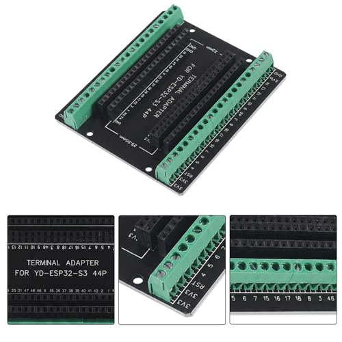 Image of 3Sets ESP32 S3 Development Board 2.4G WiFi BT Module Internet of Things ESP32-S3-WROOM-1 N16R8 MCU 44Pin 8M PSRAM with Esp32-S3 Expansion Adapter