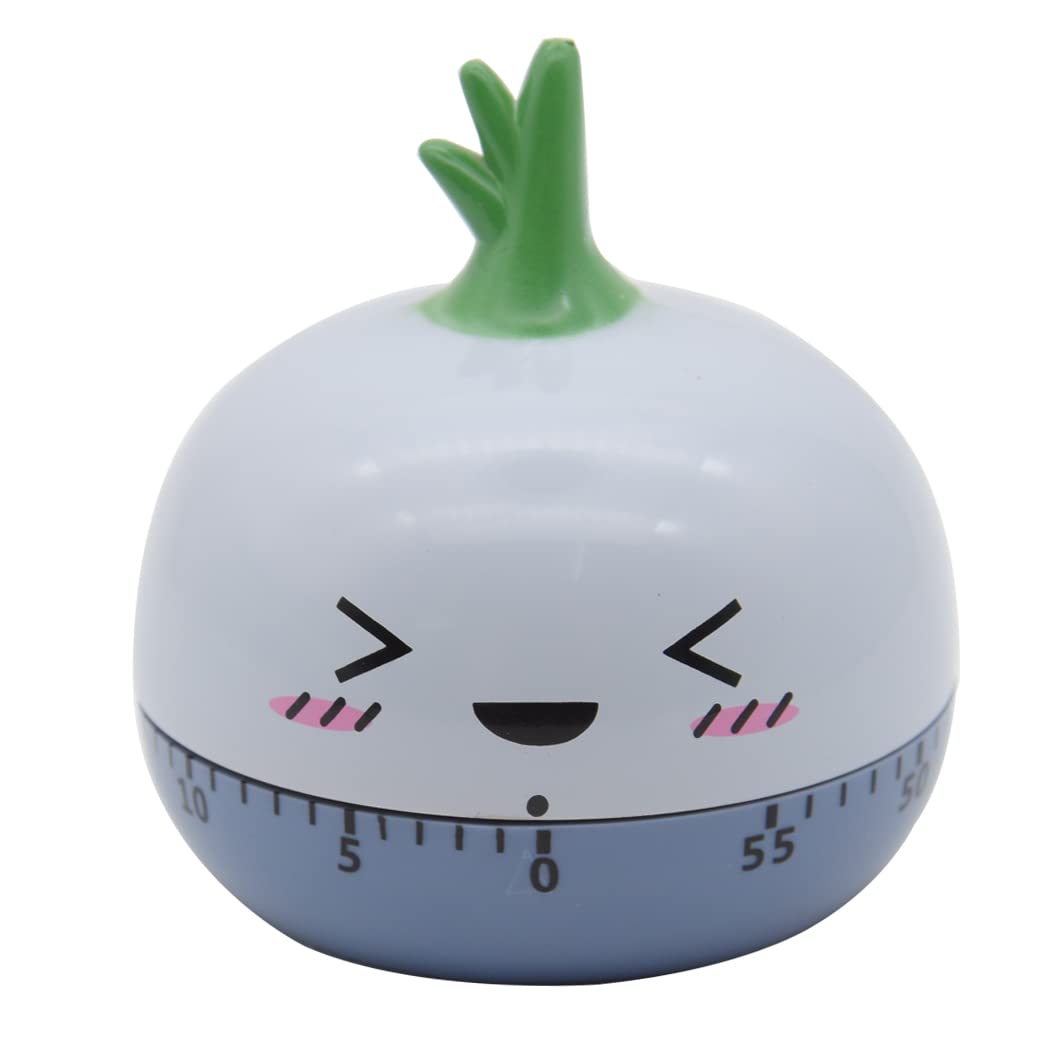 Hoshen Kitchen Food Cooking Mechanical Timer, Time Reminder, Manual Timer, Fruit And Vegetable Shape，Onion