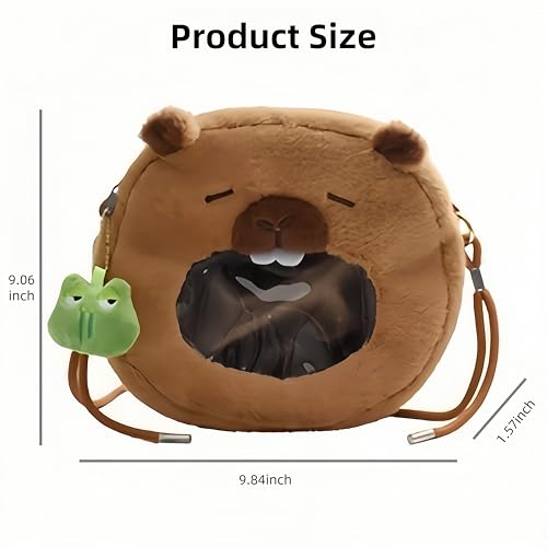 Large Capacity Ita Bag – Cute Capybara Backpack and Shoulder Bag for Girls Women | Chic Kawaii (Style 2)2
