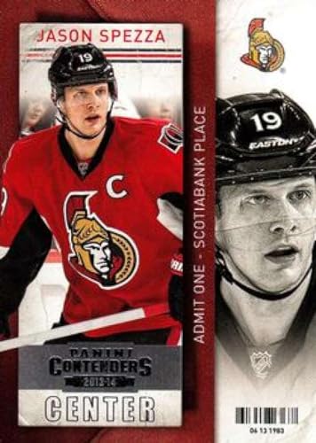2013-14 Panini Contenders #77 Jason Spezza Ottawa Senators Official NHL Hockey Card in Raw (NM or Better) Condition