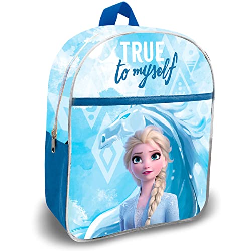 EXACTIME Mochila Escolar, Frozen, Mochila Infantil para Niños, 25x30x10 CM, Mochila Poliéster, Material Escolar, Vuelta al Cole, Ideal para Niñas Cover