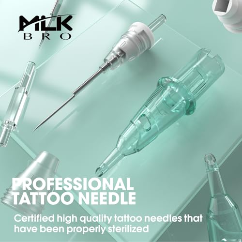 INKin Tattoo Needles #10 Bugpin 0.30mm Round Liner 7RL Cartridges Needles Long Taper 20Pcs Upgraded Design Durable Tattoo Needle Cartridges With Professional Membrane and Stay-Sharp Needles (1007RL) - Image 3