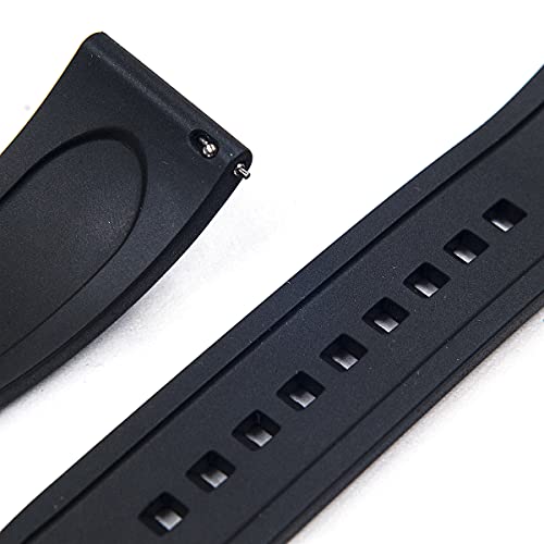 Image of StrapHabit Quick Release Rubber Watch Strap Band FKM 20mm 22mm 24mm