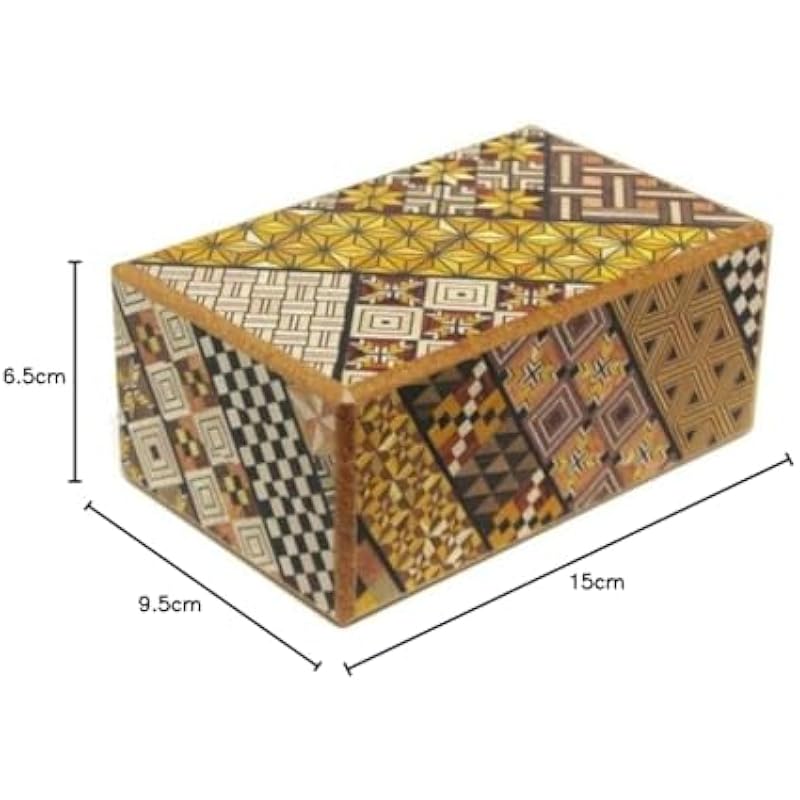 민속 공예 해외 사용 Hakone Kumiki Crafts Parque 5 인치 비밀 상자 10 번 상세이미지 2