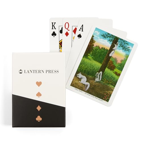 52 Cartas de Póker Olney Illinois Vista Ardillas Blancas