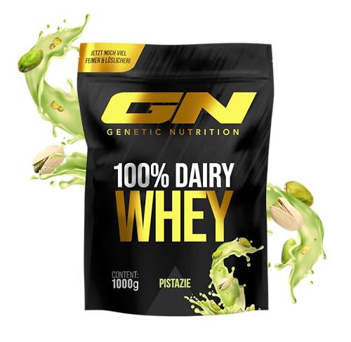 GN Laboratories Whey Protein – Cremiges Eiweißpulver für Muskelaufbau & Fitness – 23g Protein pro Portion, Low Carb & Zuckerfrei – Geschmack: (Pistazie) – Premium Qualität aus Deutschland