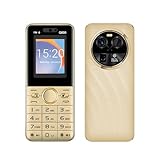 QrZrQ Cellulare 2G Basic 1,77 Pollici sbloccato, Dual SIM, per anziani (Gold)