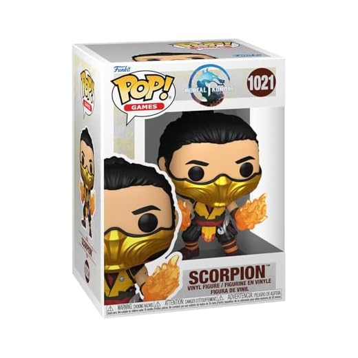 Funko Pop! Games: MK1- Scorpion - Mortal Kombat Game Franchise - Figura de Vinilo Coleccionable - Idea de Regalo- Mercancia Oficial - Juguetes para Niños y Adultos - Video Games Fans