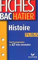 Fiches bac : Histoire, terminales L - ES - S 2218743167 Book Cover