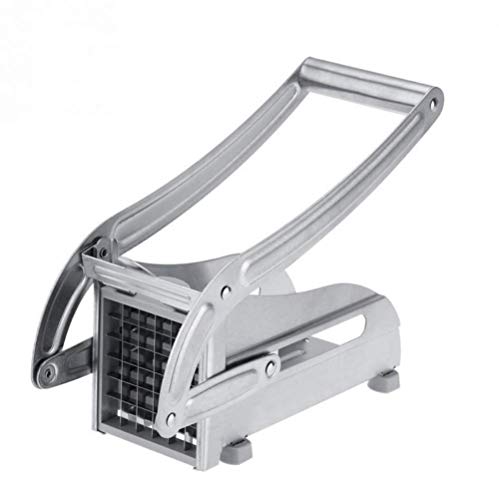Potato Shredder, Stainless Steel Vegetable Slicer Machine with 2 Size Blades For all kinds of potatoes, fruits and vegetables, cheese, etc.