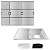 Uniflasy Grill Cooking Grates and Grease Tray for Charbroil Performance 463377017, 463347017, 463376018P2 463376117 463377117 4 Burner, Grill Parts for Charbroil 5 Burner 463347519 463347418 463342119