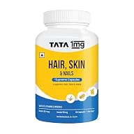 Tata 1mg Hair, Skin & Nails Supreme Biotin Capsule with Collagen, Zinc, Iron and Vitamin B, For Men & Women, Pack of 60 — Biotin Supplements