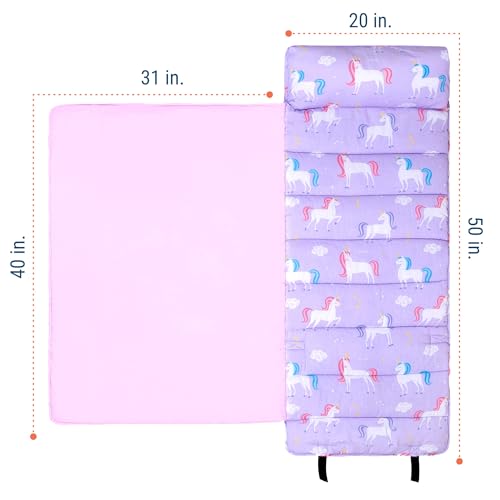 Image of Wildkin 28803 Unicorn Original Nap Mat Pillow Insert, One Size