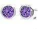 Swarovski Crystals Birthstone Stud Earrings