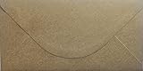 DL - Long 110mm x 220mm Brown Recycled Kraft Fleck Envelopes x 100