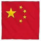 China Flag Bandana (White, 22x22)