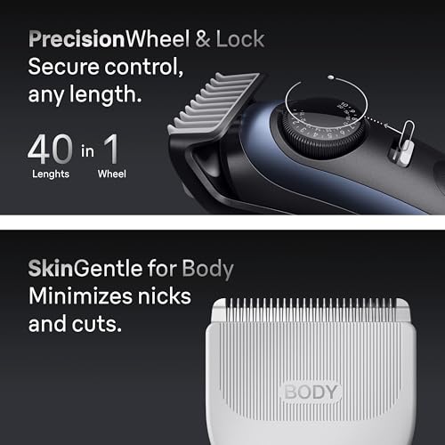 Braun Series 9 All-in-One Beard & Body Grooming Kit for Men, Cordless Trimmer, Hair Clippers & Shaver for Face, Hair & Body with Gillette Labs Razor, AIO 9530 - image 5