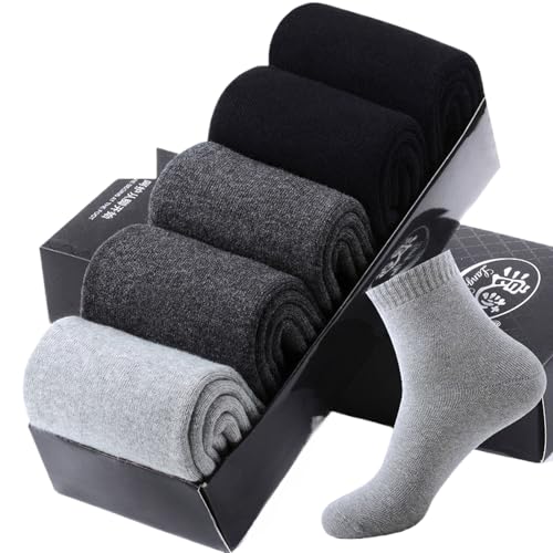 svlftecon Unisex Wool Winter Thermal Socks Cozy Warm Hiking Crew Boot Socks Wool for Winter Crew S6V3C5