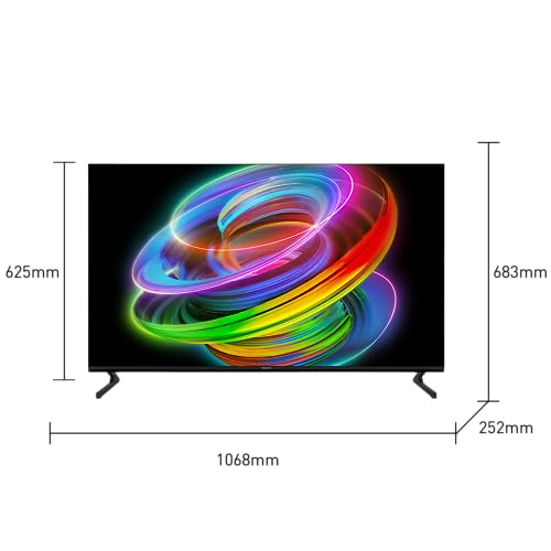 Panasonic TX-48MZ700E, 48 Zoll 4K Ultra HD OLED Smart 2023 TV, High Dynamic Range (HDR), Dolby Atmos & Vision, Android , Google Assistant, Chromecast, 2 fuß-sockel, Fernbedienung, Schwarz – Bild 3