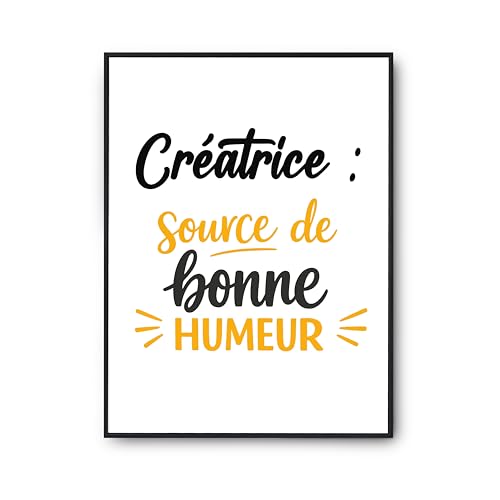 Affiche Otshirt source de bonne humeur le cadeau idéal rempli de sourires