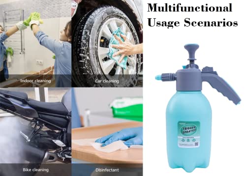 ALTRUIST Garden Sprayer Rhino 2.2 Liter with Mist and Pressure Multi Purpose Sprayer (Blue)