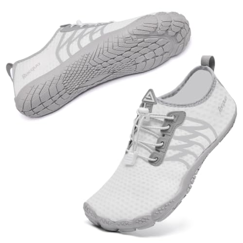 Image of Racqua Water Shoes Quick-Dry Swim Shoes Breathable Lightweight Beach Shoes Pool Barefoot Aqua for Women Men