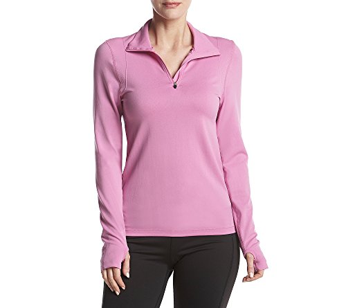 Maidenform Seamless Zip Up Thumbhole Cuff Thermal Medium