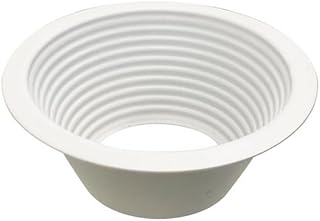 Nora Lighting NM2-2BAFMPW 2 in. M2 Baffle Cup Insert for NM2-2RDC Round Downlight, Matte Powder White