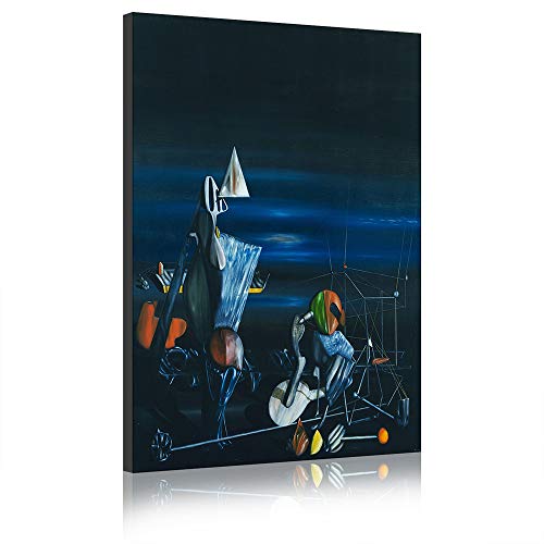 Art abstrait Yves Tanguy affiche murale décoration salon avec cadre