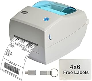 Coopaty Label Printer for Amazon, Ebay, USPS, FedEx, High-Speed 4x6 Direct Thermal Label Printer, Easy Setup on Windows/Mac with USB, Barcode Printing Maker