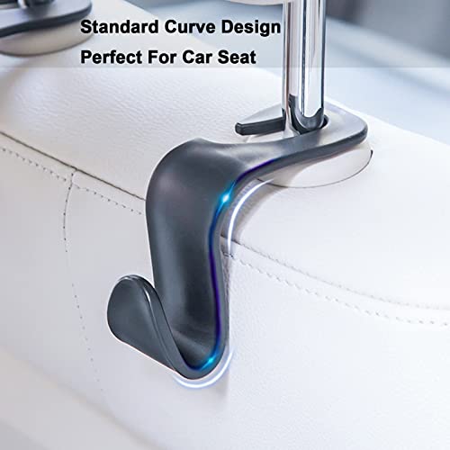 Vtechology VT2019036 Car Seat Headrest Hook 4 Pack Car Seat Backpack Hooks Seat Headrest Hooks Car Seat Holder Organizer For Purses,Bags,Cloths,Car Water Bottle Hooks Car Seat Assecories thumb #3