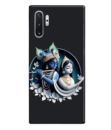 Image of Lord Radha Krishna Printed Hard Back Case Cover Compatible for Samsung Galaxy Note 10 Plus /Samsung Galaxy Note 10 Pro (Multicolor) - D1666