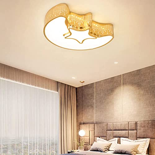 Aplique de pared LED de luna y estrella para pasillos de sala de estar y zonas de interior 3