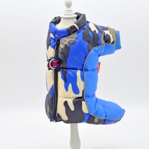 Chaqueta impermeable para perro con forro acolchado de invierno 5