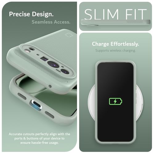Image of TUDIA MergeGrip Magsafe Compatible for Pixel 10 Pro XL Case - Green Lily