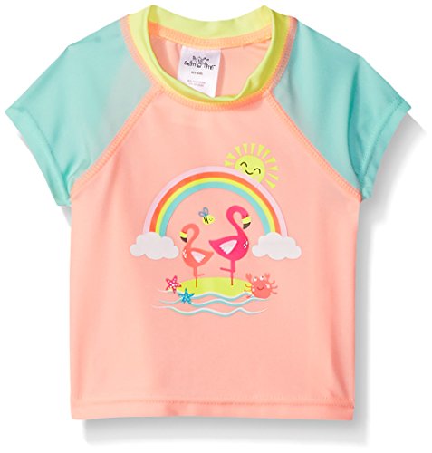 Girls' Colorblock UPF 50+ Short Sleeve Rashguard